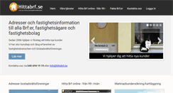 Desktop Screenshot of hittabrf.se